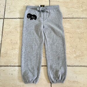 Philipp Plein Light Gray Kids Joggers, Size 8-9
